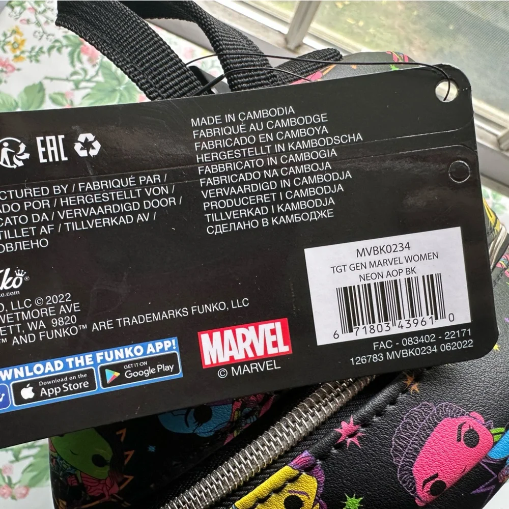 Funko / Loungefly Disney Marvel Women Mini Backpack NWT